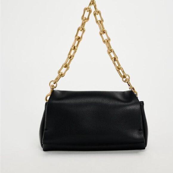 Zara Puff chunky chain Shoulder Bag - Picture 15 of 16